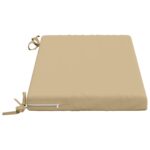 vidaXL 2-dielne podušky na lavicu SOEST 2 ks 100% polyester Béžová – Obrázok 5