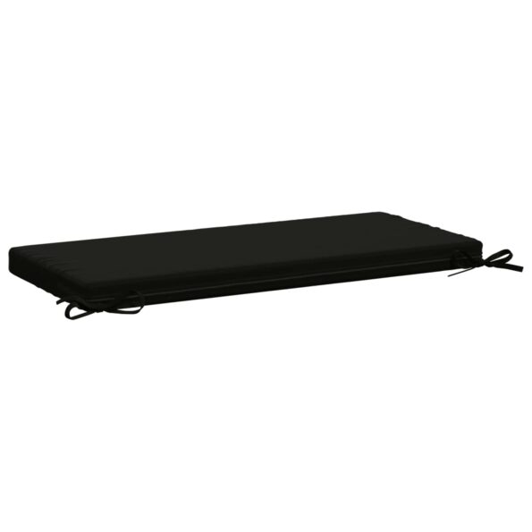 vidaXL Vankúš na lavičku SOEST 100% polyester Čierna 60 x 40 x 5 cm – Obrázok 5
