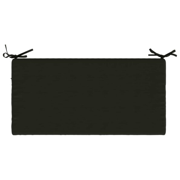 vidaXL Vankúš na lavičku SOEST 100% polyester Čierna 60 x 40 x 5 cm – Obrázok 6