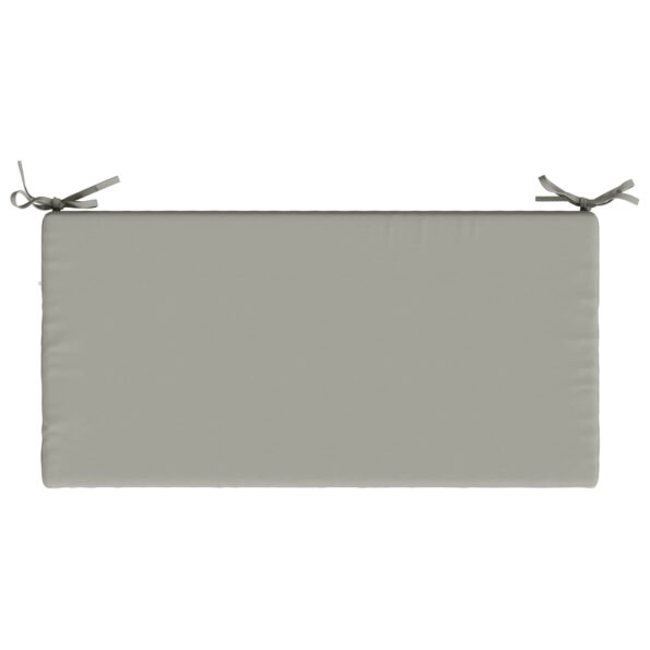 vidaXL Vankúš na lavičku SOEST 100% polyester Sivá 60 x 40 x 5 cm – Obrázok 6