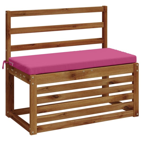 vidaXL Vankúš na lavičku SOEST 100% polyester Ružová 60 x 40 x 5 cm – Obrázok 3
