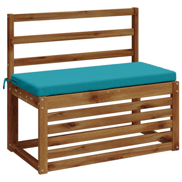 vidaXL Vankúš na lavičku SOEST 100% polyester Tyrkysová 60 x 40 x 5 cm – Obrázok 3