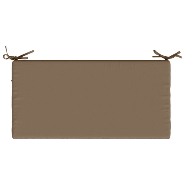 vidaXL Vankúš na lavičku SOEST 100% polyester Sivohnedá 80 x 40 x 5 cm – Obrázok 6