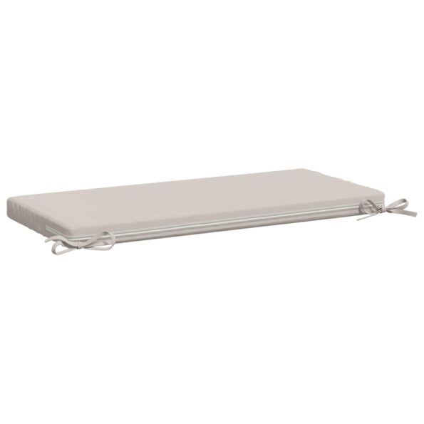 vidaXL Vankúš na lavičku SOEST 100% polyester Biela 80 x 40 x 5 cm – Obrázok 5
