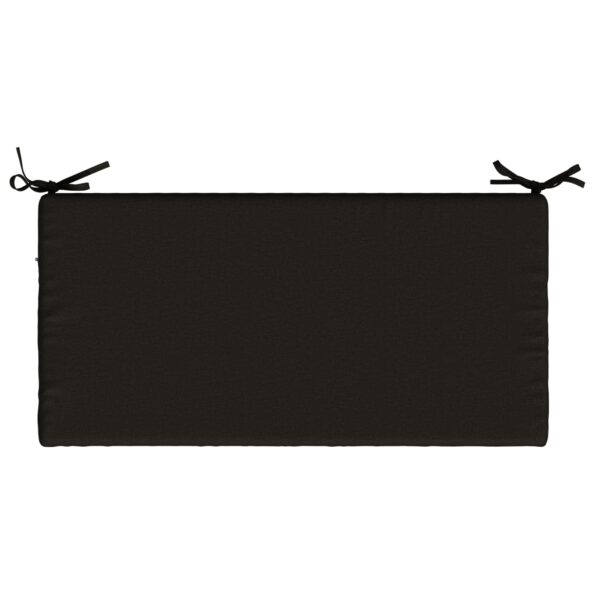 vidaXL Vankúš na lavičku SOEST 100% polyester Čierna 80 x 40 x 5 cm – Obrázok 6