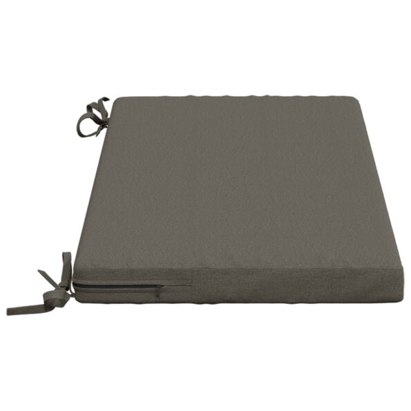 vidaXL Vankúš na lavičku SOEST 100% polyester Sivá 80 x 40 x 5 cm – Obrázok 4