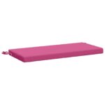 vidaXL Vankúš na lavičku SOEST 100% polyester Ružová 80 x 40 x 5 cm – Obrázok 2