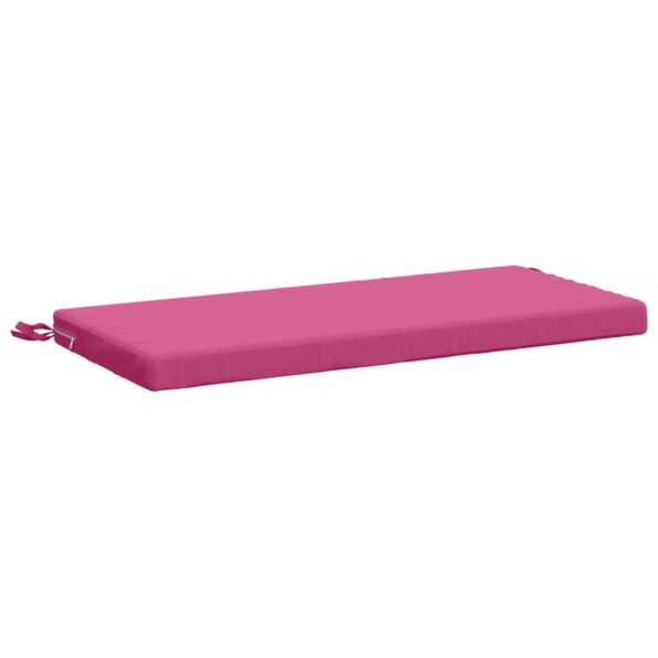 vidaXL Vankúš na lavičku SOEST 100% polyester Ružová 80 x 40 x 5 cm – Obrázok 2