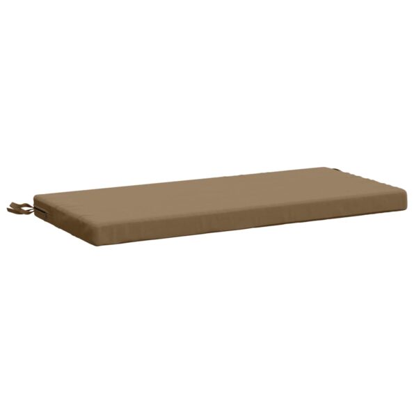 vidaXL Vankúš na lavičku SOEST 100% polyester Sivohnedá 80 x 40 x 5 cm – Obrázok 2