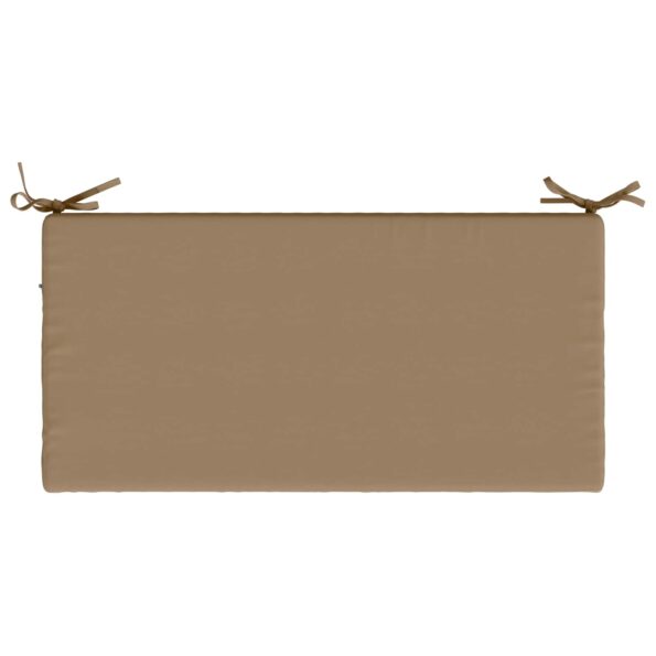 vidaXL Vankúš na lavičku SOEST 100% polyester Sivohnedá 80 x 40 x 5 cm – Obrázok 6