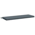 vidaXL Vankúš na lavičku SOEST 100% polyester Modrá 100 x 40 x 5 cm – Obrázok 2