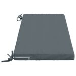 vidaXL Vankúš na lavičku SOEST 100% polyester Modrá 100 x 40 x 5 cm – Obrázok 4