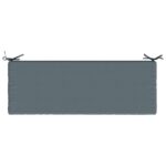 vidaXL Vankúš na lavičku SOEST 100% polyester Modrá 100 x 40 x 5 cm – Obrázok 6
