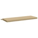 vidaXL Vankúš na lavičku SOEST 100% polyester Béžová 100 x 40 x 5 cm – Obrázok 2