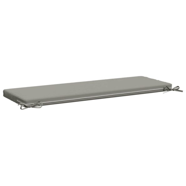 vidaXL Vankúš na lavičku SOEST 100% polyester Sivá 100 x 40 x 5 cm – Obrázok 5