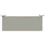 vidaXL Vankúš na lavičku SOEST 100% polyester Sivá 100 x 40 x 5 cm – Obrázok 6