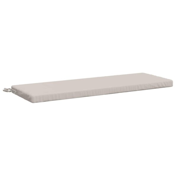 vidaXL Vankúš na lavičku SOEST 100% polyester Biela 110 x 40 x 5 cm – Obrázok 2