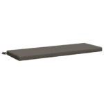 vidaXL Vankúš na lavičku SOEST 100% polyester Sivá 110 x 40 x 5 cm – Obrázok 2