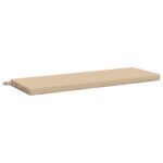vidaXL Vankúš na lavičku SOEST 100% polyester Krémová 110 x 40 x 5 cm – Obrázok 2
