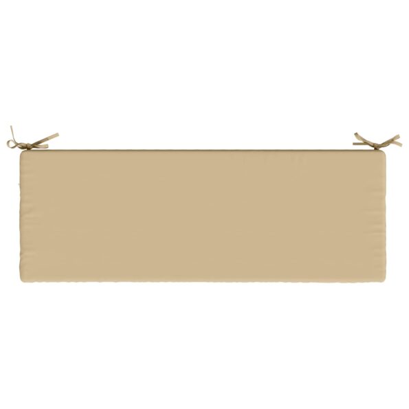 vidaXL Vankúš na lavičku SOEST 100% polyester Béžová 110 x 40 x 5 cm – Obrázok 6