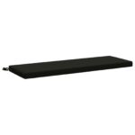 vidaXL Vankúš na lavičku SOEST 100% polyester Čierna 110 x 40 x 5 cm – Obrázok 2