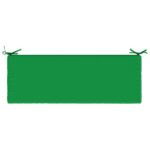 vidaXL Vankúš na lavičku SOEST 100% polyester Zelená 110 x 40 x 5 cm – Obrázok 6