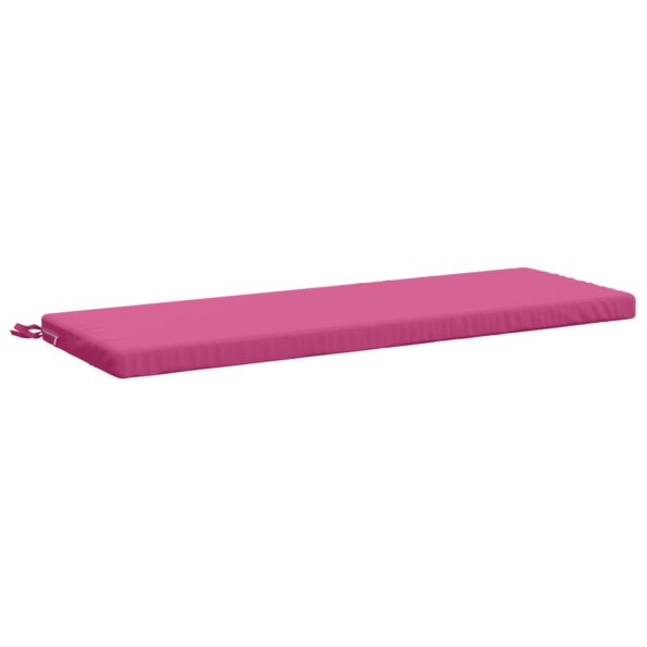 vidaXL Vankúš na lavičku SOEST 100% polyester Ružová 110 x 40 x 5 cm – Obrázok 2