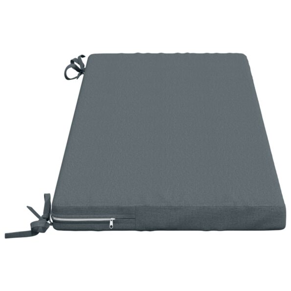 vidaXL Vankúš na lavičku SOEST 100% polyester Modrá 120 x 40 x 5 cm – Obrázok 4