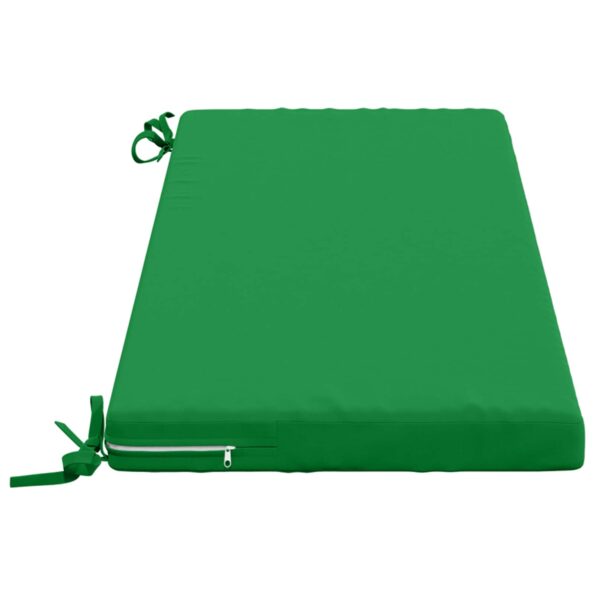 vidaXL Vankúš na lavičku SOEST 100% polyester Zelená 120 x 40 x 5 cm – Obrázok 4