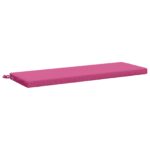 vidaXL Vankúš na lavičku SOEST 100% polyester Ružová 120 x 40 x 5 cm – Obrázok 2