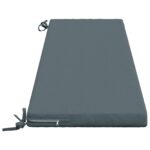 vidaXL Vankúš na lavičku SOEST 100% polyester Modrá 140 x 40 x 5 cm – Obrázok 4