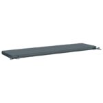 vidaXL Vankúš na lavičku SOEST 100% polyester Modrá 140 x 40 x 5 cm – Obrázok 5