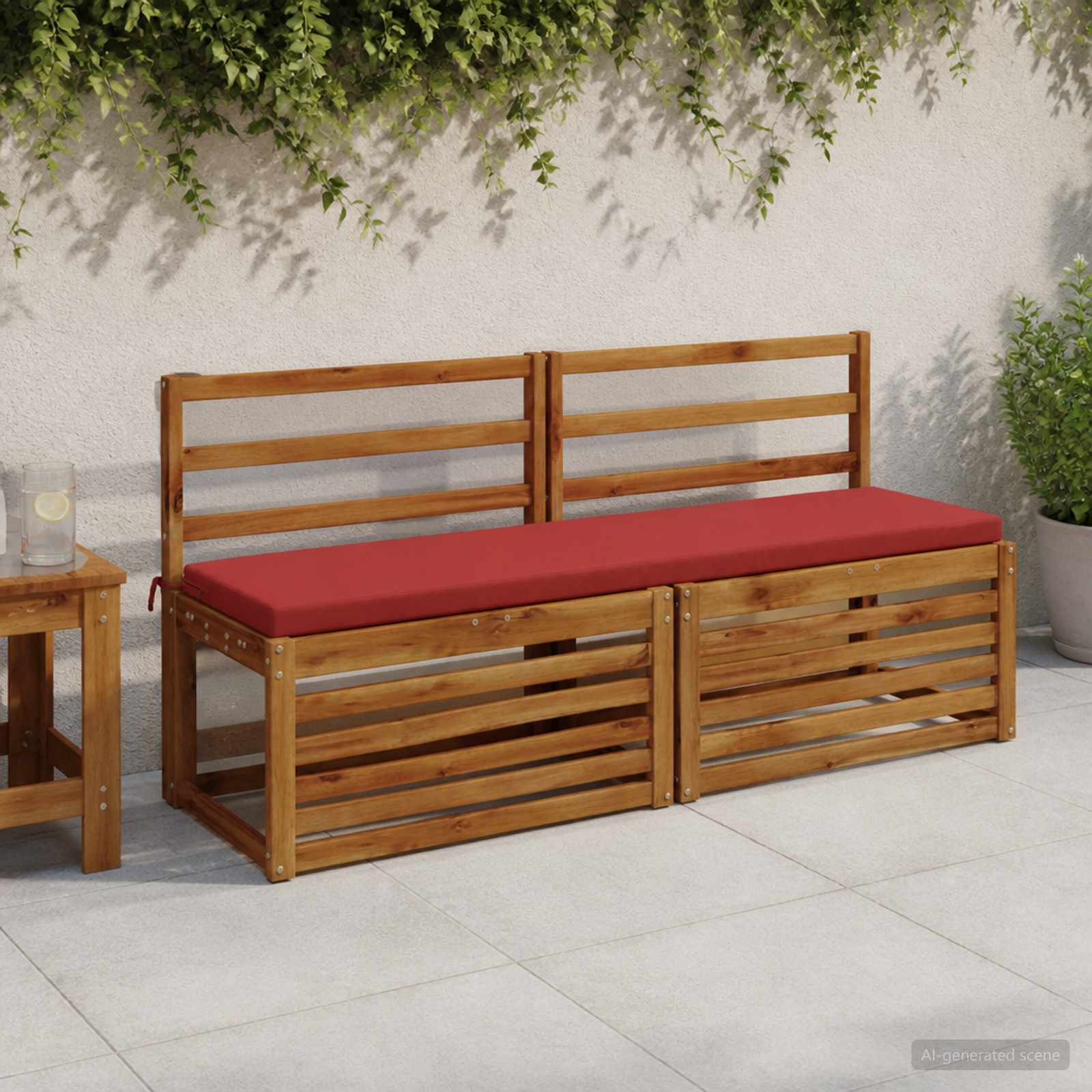 948922_1.jpg vidaXL Vankúš na lavičku SOEST 100% polyester Červená 140 x 40 x 5 cm – Obrázok 1