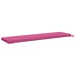 vidaXL Vankúš na lavičku SOEST 100% polyester Ružová 140 x 40 x 5 cm – Obrázok 5