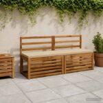 vidaXL Vankúš na lavičku SOEST 100% polyester Béžová 150 x 40 x 5 cm