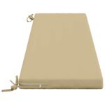 vidaXL Vankúš na lavičku SOEST 100% polyester Béžová 150 x 40 x 5 cm – Obrázok 4