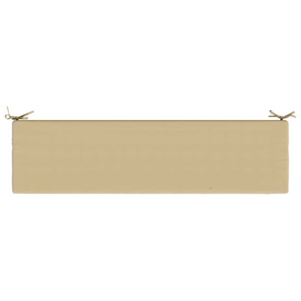 vidaXL Vankúš na lavičku SOEST 100% polyester Béžová 150 x 40 x 5 cm – Obrázok 6