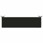 vidaXL Vankúš na lavičku SOEST 100% polyester Čierna 150 x 40 x 5 cm – Obrázok 5