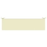 vidaXL Vankúš na lavičku SOEST 100% polyester Krémová 160 x 40 x 5 cm – Obrázok 6