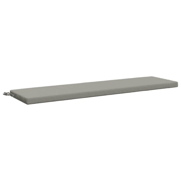 vidaXL Vankúš na lavičku SOEST 100% polyester Sivá 160 x 40 x 5 cm – Obrázok 2
