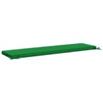 vidaXL Vankúš na lavičku SOEST 100% polyester Zelená 160 x 40 x 5 cm – Obrázok 5