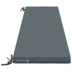 vidaXL Vankúš na lavičku SOEST 100% polyester Modrá 170 x 40 x 5 cm – Obrázok 4