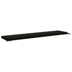 vidaXL Vankúš na lavičku SOEST 100% polyester Čierna 170 x 40 x 5 cm – Obrázok 5