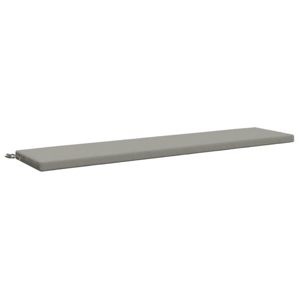 vidaXL Vankúš na lavičku SOEST 100% polyester Sivá 170 x 40 x 5 cm – Obrázok 2