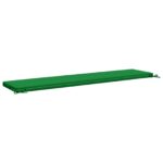 vidaXL Vankúš na lavičku SOEST 100% polyester Zelená 170 x 40 x 5 cm – Obrázok 5