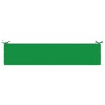 vidaXL Vankúš na lavičku SOEST 100% polyester Zelená 170 x 40 x 5 cm – Obrázok 6