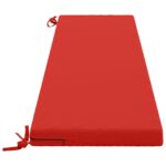 vidaXL Vankúš na lavičku SOEST 100% polyester Červená 170 x 40 x 5 cm – Obrázok 4