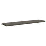 vidaXL Vankúš na lavičku SOEST 100% polyester Sivá 180 x 40 x 5 cm – Obrázok 2