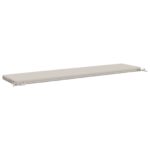 vidaXL Vankúš na lavičku SOEST 100% polyester Biela 200 x 40 x 5 cm – Obrázok 5