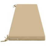 vidaXL Vankúš na lavičku SOEST 100% polyester Béžová 200 x 40 x 5 cm – Obrázok 4
